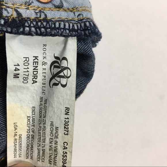 Rock & Republic Kendra Embellished Bootcut Jean - Picture 8 of 8